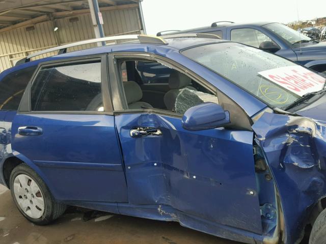 KL5JD86Z26K253675 - 2006 SUZUKI FORENZA BLUE photo 9