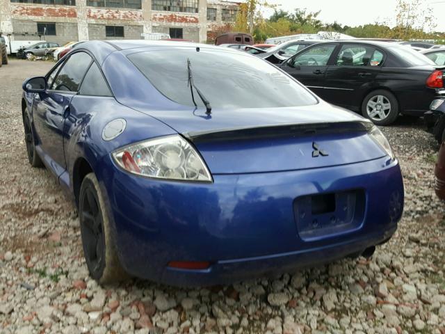 4A3AK24F06E029354 - 2006 MITSUBISHI ECLIPSE GS BLUE photo 3