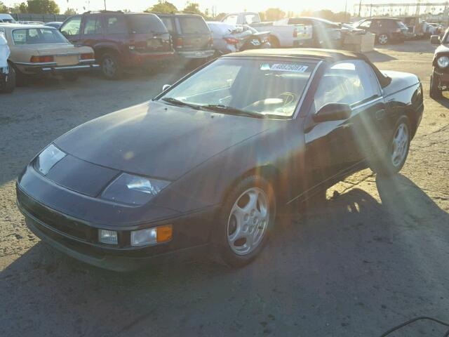 JN1RZ27D1RX010321 - 1994 NISSAN 300ZX BLACK photo 2