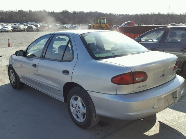 1G1JC5245Y7207469 - 2000 CHEVROLET CAVALIER SILVER photo 3