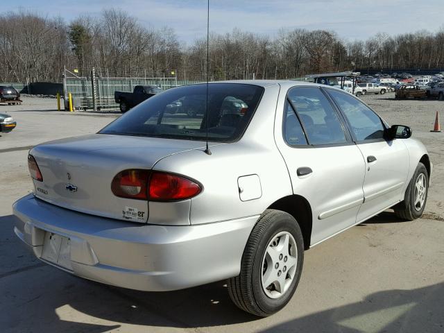 1G1JC5245Y7207469 - 2000 CHEVROLET CAVALIER SILVER photo 4