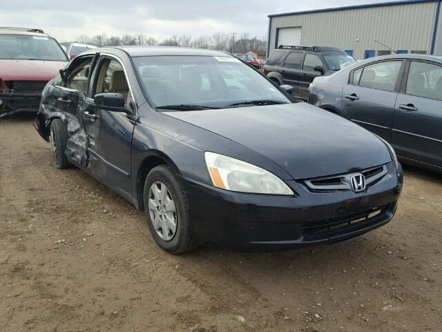 1HGCM56314A016953 - 2004 HONDA ACCORD LX BLACK photo 1