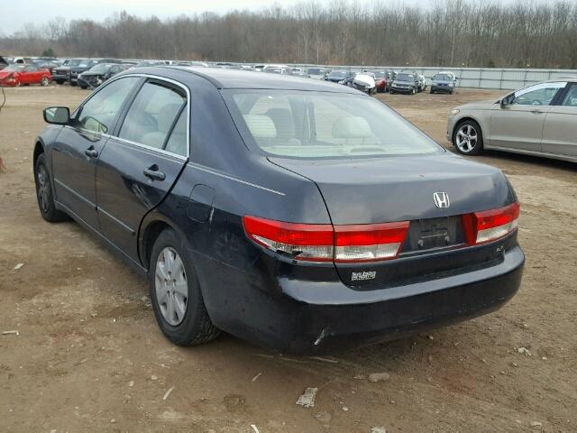 1HGCM56314A016953 - 2004 HONDA ACCORD LX BLACK photo 3