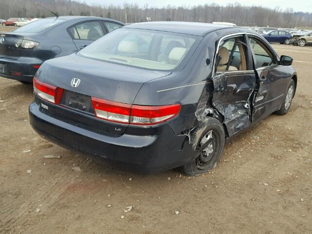 1HGCM56314A016953 - 2004 HONDA ACCORD LX BLACK photo 4