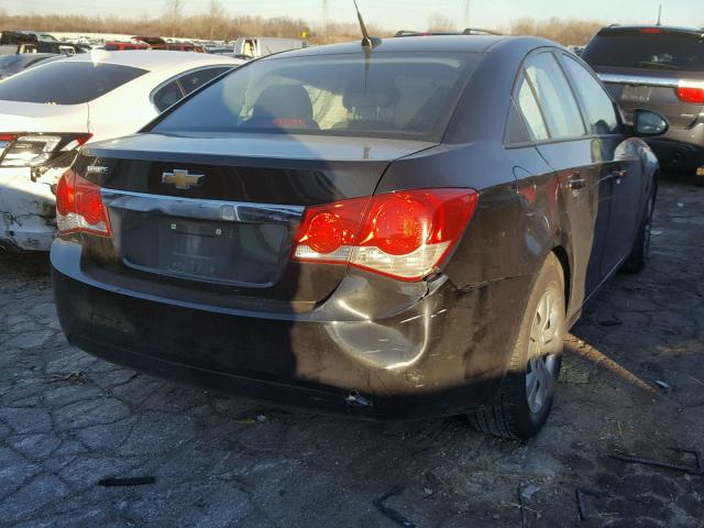 1G1PA5SH1E7474378 - 2014 CHEVROLET CRUZE LS CHARCOAL photo 4