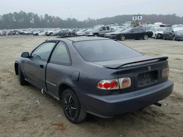 1HGEJ122XSL015566 - 1995 HONDA CIVIC EX BLACK photo 3