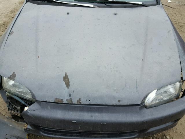 1HGEJ122XSL015566 - 1995 HONDA CIVIC EX BLACK photo 7