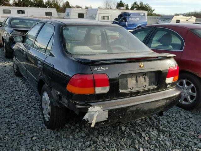 1HGEJ8641VL005775 - 1997 HONDA CIVIC EX BLACK photo 3