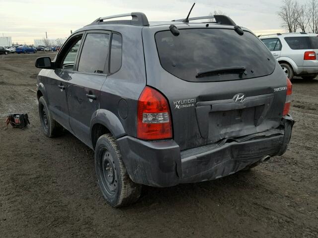 KM8JM12B38U906141 - 2008 HYUNDAI TUCSON GLS CHARCOAL photo 3