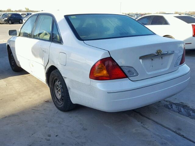 4T1BF28B1YU042086 - 2000 TOYOTA AVALON XL WHITE photo 3