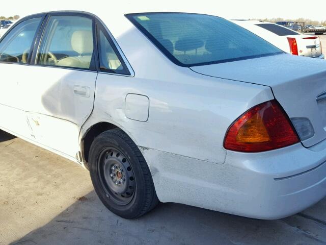 4T1BF28B1YU042086 - 2000 TOYOTA AVALON XL WHITE photo 9