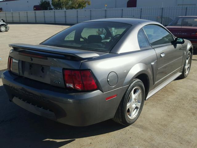 1FAFP40614F215946 - 2004 FORD MUSTANG GRAY photo 4