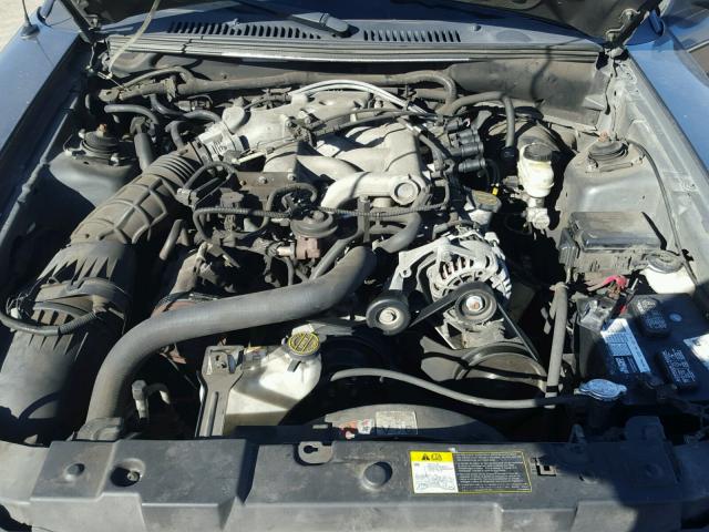 1FAFP40614F215946 - 2004 FORD MUSTANG GRAY photo 7