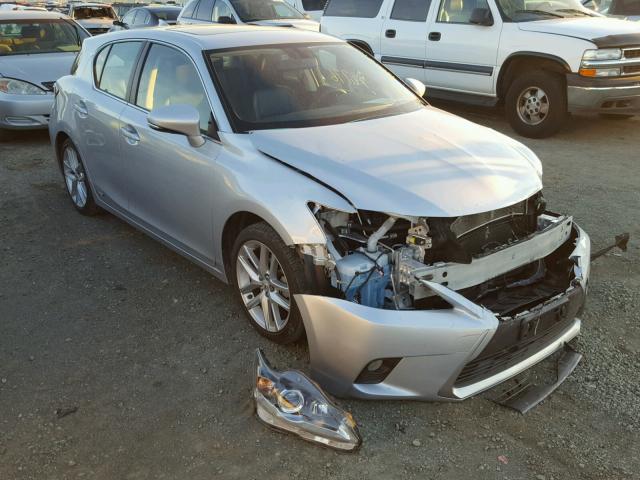 JTHKD5BHXE2192079 - 2014 LEXUS CT 200 SILVER photo 1