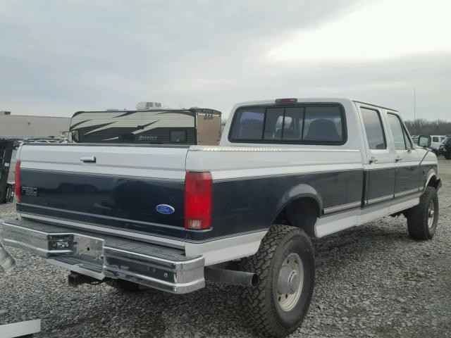 1FTJW36F6VED12933 - 1997 FORD F350 TWO TONE photo 4