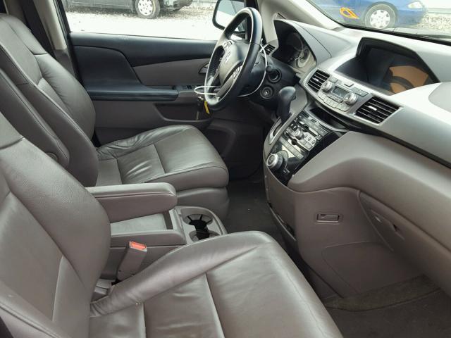 5FNRL5H60CB086646 - 2012 HONDA ODYSSEY EX GRAY photo 5