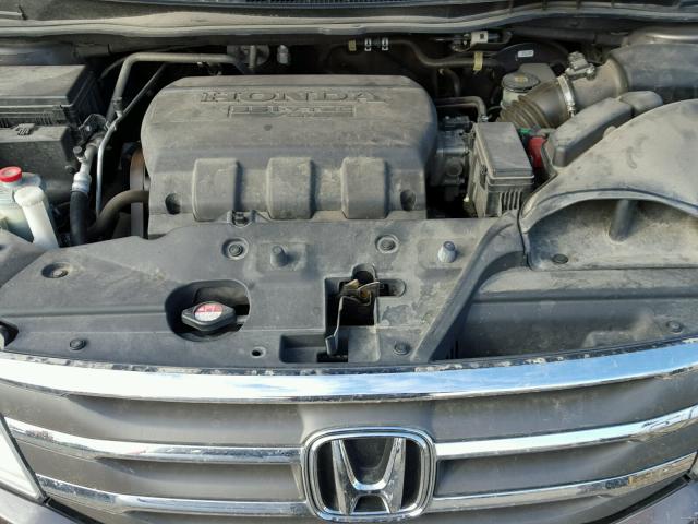 5FNRL5H60CB086646 - 2012 HONDA ODYSSEY EX GRAY photo 7