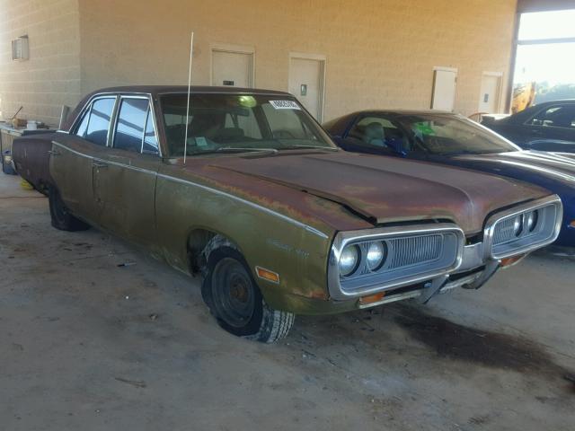 WH41G0A129851 - 1970 DODGE CORONET GREEN photo 1