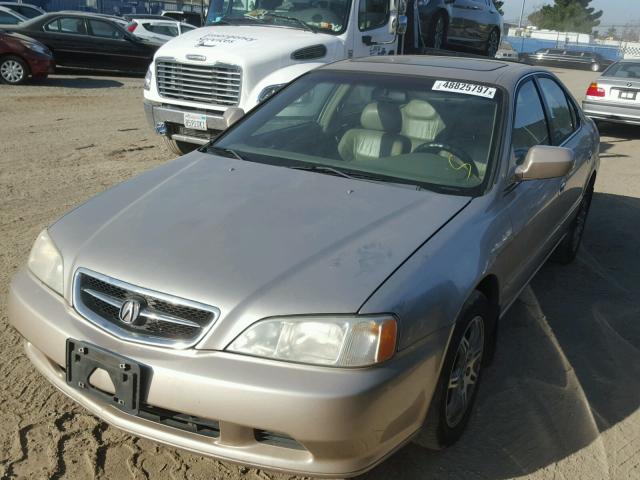 19UUA5665YA025765 - 2000 ACURA 3.2TL BROWN photo 2