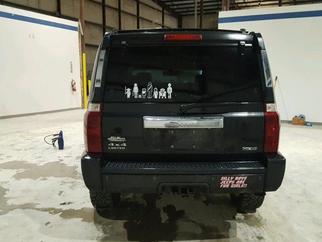 1J4RG5GT2AC108713 - 2010 JEEP COMMANDER შავი ფოტო 10