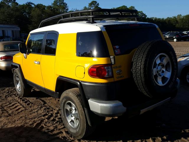 JTEBU11FX8K008835 - 2008 TOYOTA FJ CRUISER YELLOW photo 3