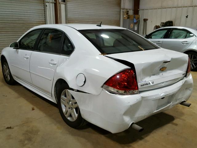 2G1WB5E35E1143759 - 2014 CHEVROLET IMPALA LIM WHITE photo 3