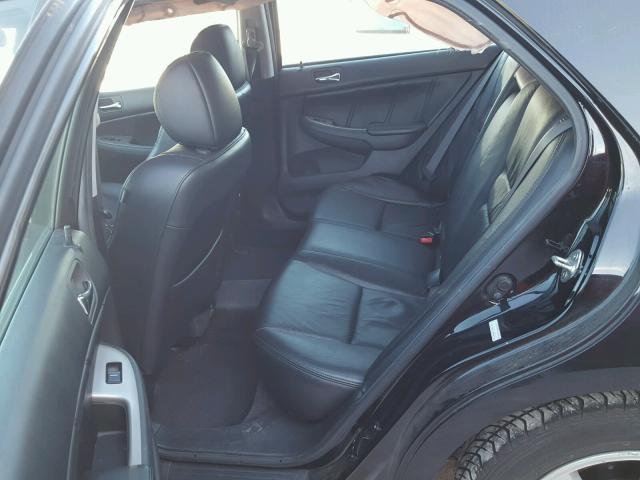 1HGCM56897A040062 - 2007 HONDA ACCORD EX BLACK photo 6