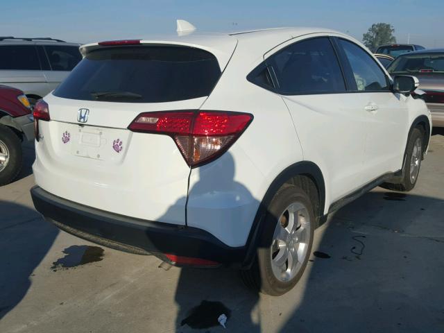 3CZRU5H50HM726789 - 2017 HONDA HR-V EX WHITE photo 4