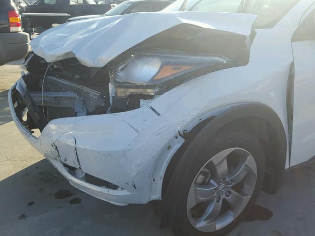 3CZRU5H50HM726789 - 2017 HONDA HR-V EX WHITE photo 9