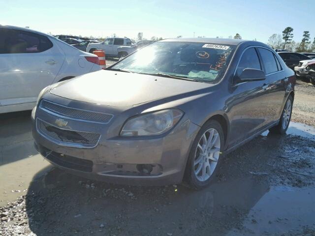 1G1ZE5E09CF168910 - 2012 CHEVROLET MALIBU LTZ TAN photo 2