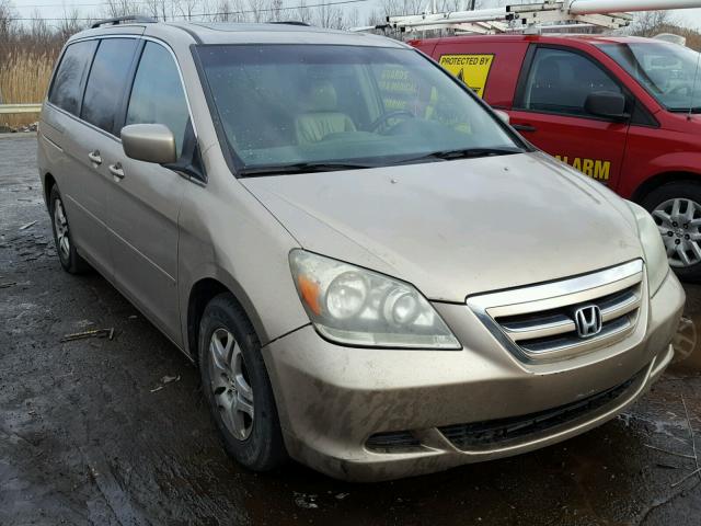 5FNRL38746B008405 - 2006 HONDA ODYSSEY EX TAN photo 1