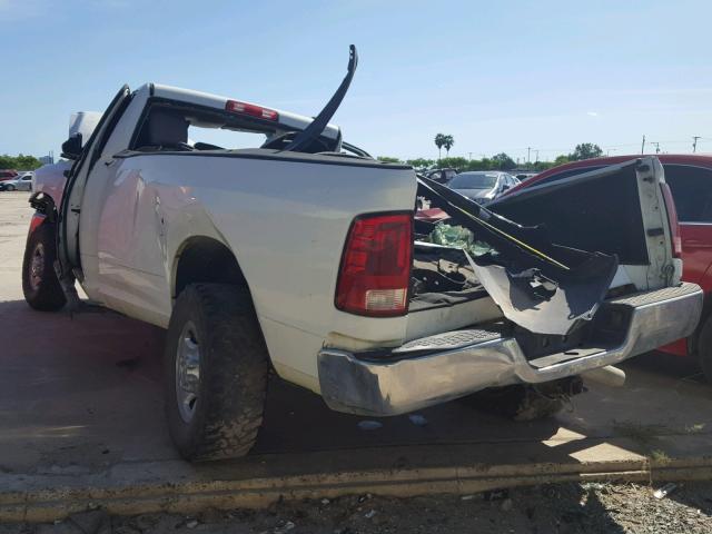 3C6UD5HL8CG198819 - 2012 DODGE RAM 2500 S თეთრი ფოტო 3
