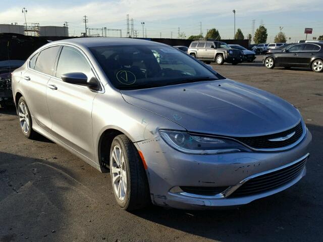 1C3CCCAB9FN730088 - 2015 CHRYSLER 200 LIMITE SILVER photo 1