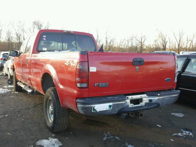 1FTSW31F63EB28374 - 2003 FORD F350 SRW S RED photo 3