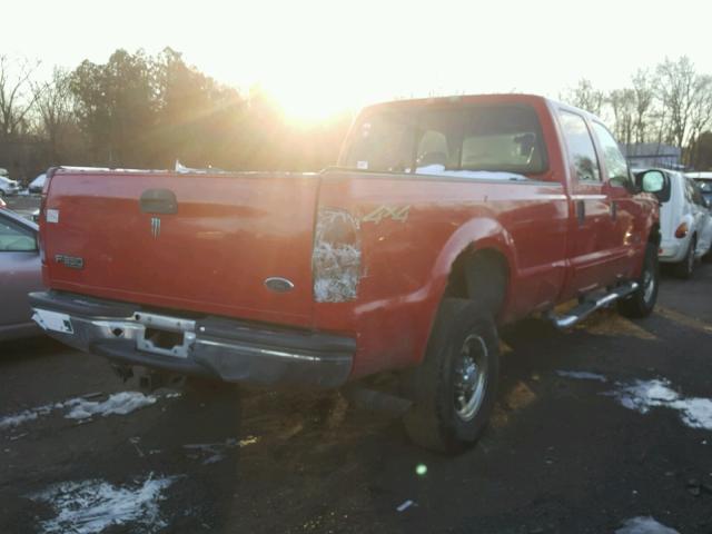 1FTSW31F63EB28374 - 2003 FORD F350 SRW S RED photo 4