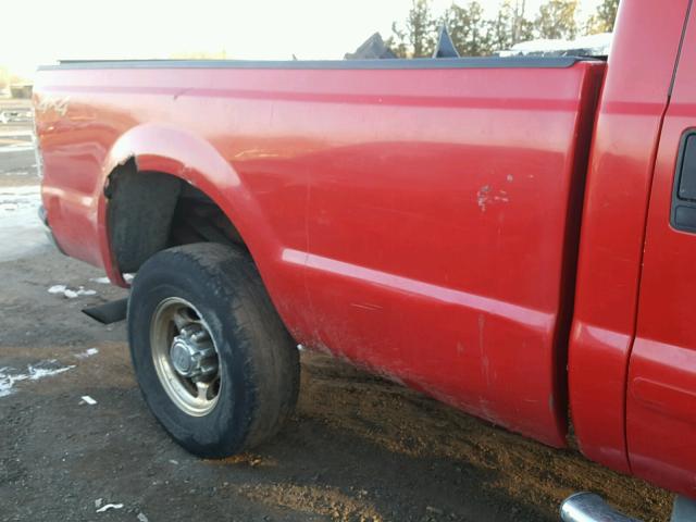 1FTSW31F63EB28374 - 2003 FORD F350 SRW S RED photo 9