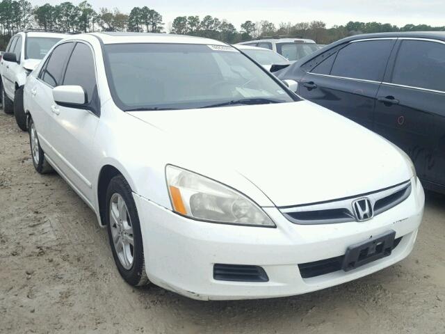 JHMCM56867C001785 - 2007 HONDA ACCORD EX WHITE photo 1