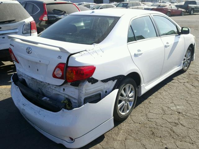 2T1BU4EE2AC448871 - 2010 TOYOTA COROLLA BA WHITE photo 4