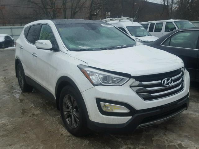 5XYZUDLB6DG055908 - 2013 HYUNDAI SANTA FE S WHITE photo 1