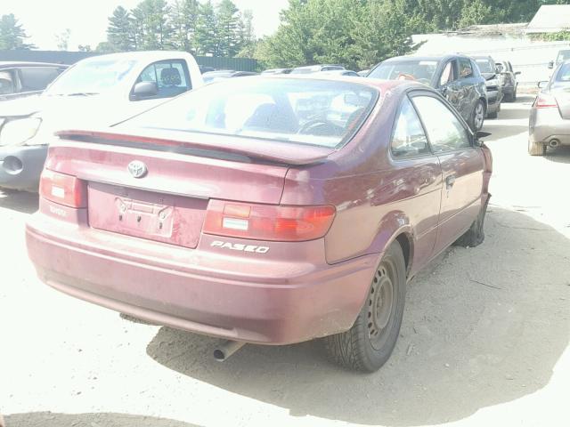 JT2CC52H7T0003060 - 1996 TOYOTA PASEO PURPLE photo 4