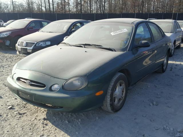 1FAFP52U6XA140468 - 1999 FORD TAURUS LX GREEN photo 2