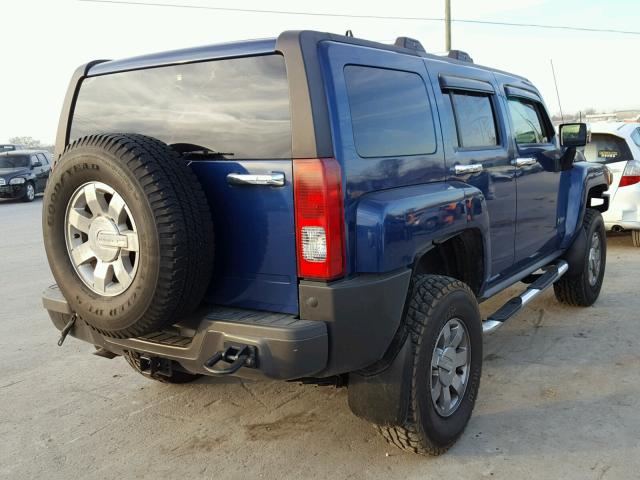 5GTDN136X68166005 - 2006 HUMMER H3 BLUE photo 4