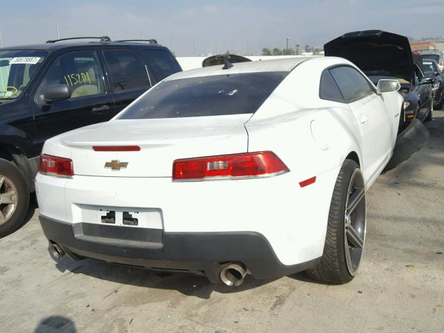 2G1FB1E3XE9126580 - 2014 CHEVROLET CAMARO LT WHITE photo 4