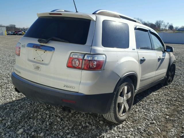 1GKEV33D09J161600 - 2009 GMC ACADIA SLT თეთრი ფოტო 4