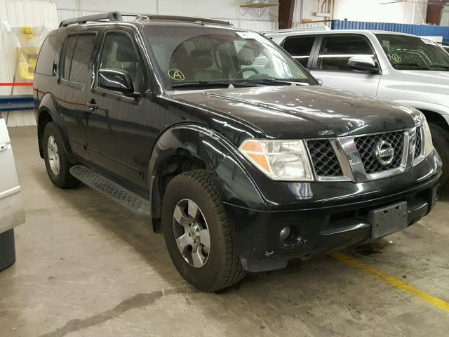 5N1AR18W26C674193 - 2006 NISSAN PATHFINDER BLACK photo 1