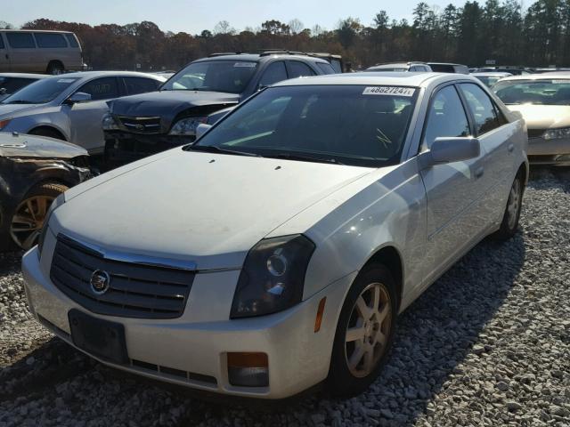 1G6DP567450211968 - 2005 CADILLAC CTS HI FEA WHITE photo 2