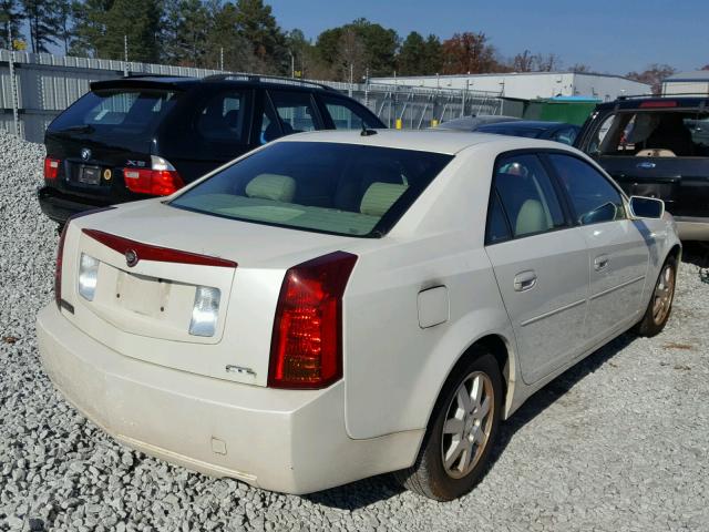 1G6DP567450211968 - 2005 CADILLAC CTS HI FEA WHITE photo 4