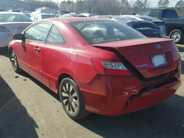 2HGFG1B85AH521468 - 2010 HONDA CIVIC EX RED photo 3