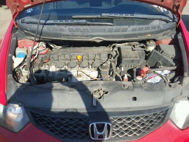 2HGFG1B85AH521468 - 2010 HONDA CIVIC EX წითელი ფოტო 7