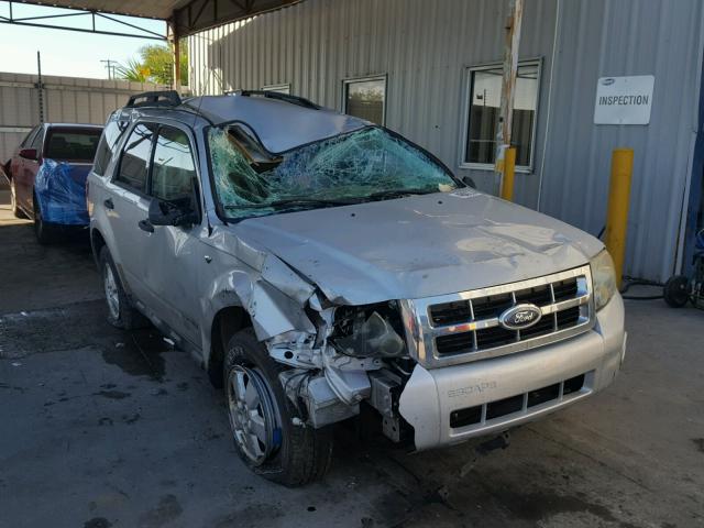 1FMCU03108KE19452 - 2008 FORD ESCAPE XLT SILVER photo 1